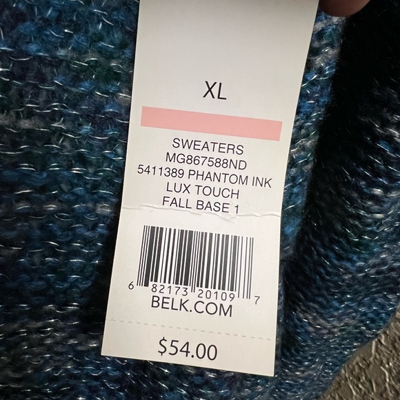 Sweater, Womens, Belk, NWT SZ XL - Picture 5 of 5